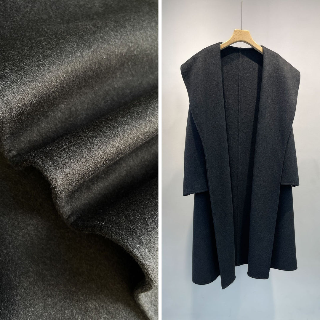 Damen Luxe Langhaarmantel aus Wolle-Mischung Echoarchiv