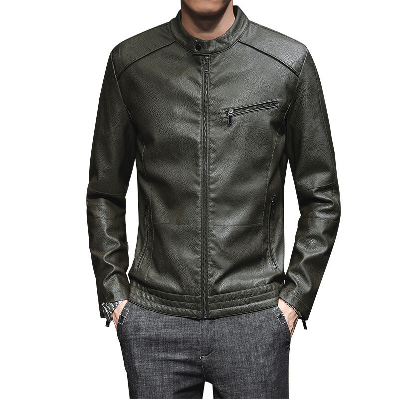 Herren Modische Kunstlederjacke Echo Archiv 1788321727