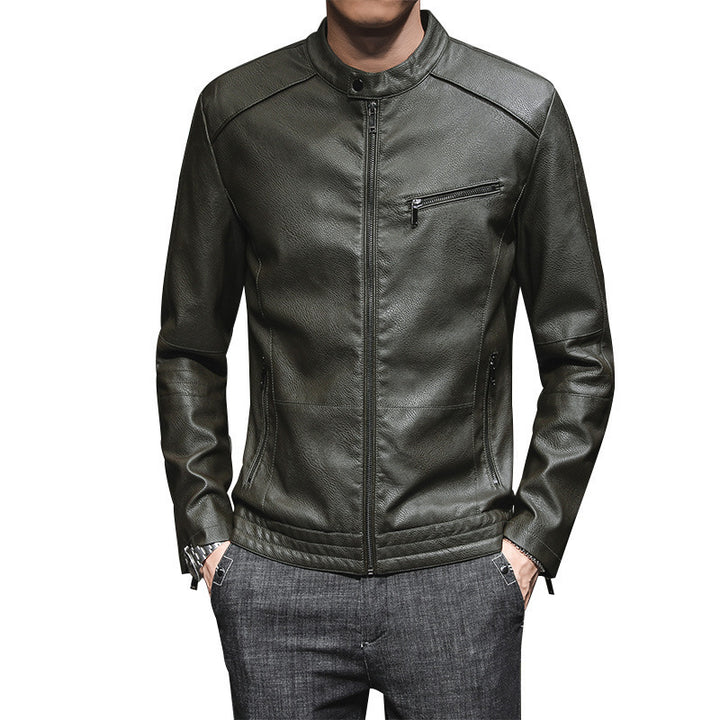 Herren Modische Kunstlederjacke Echo Archiv 1788321727
