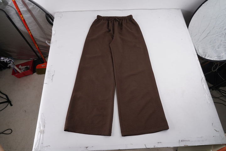 Damen Weite Lounge-Hose mit elastischem Bund und Kordelzug Echo Archiv
