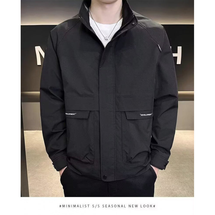 Herren Minimalistische Übergangsjacke – Taviero