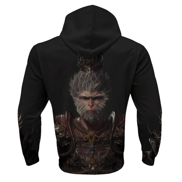 Herren Kapuzenpullover mit auffälligem Tiermotiv und praktischem Design Echoarchiv