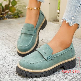 Damen Klassische Loafer mit robuster Profilsohle und gepolstertem Komfortfußbett – Lioré
