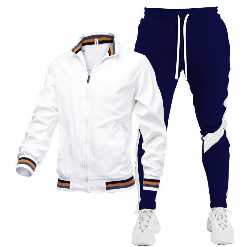 Herren Sportliches Trackjacke und Jogginghose Set Echo Archiv