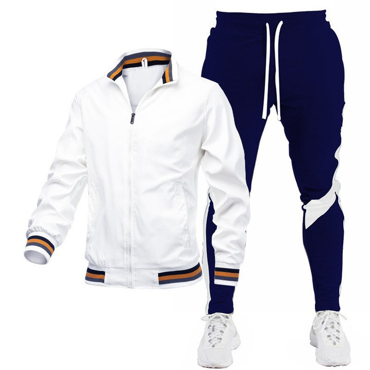 Herren Sportliches Trackjacke und Jogginghose Set Echo Archiv