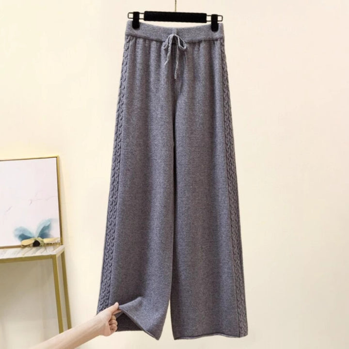Damen Hochwertige weite Strickhose Echo Archiv