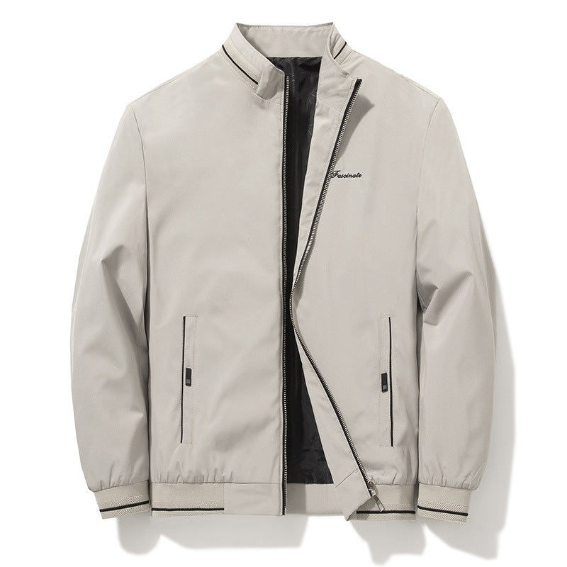 Herren Sportliche Übergangsjacke mit Stehkragen und praktischem Reißverschluss Echoarchiv