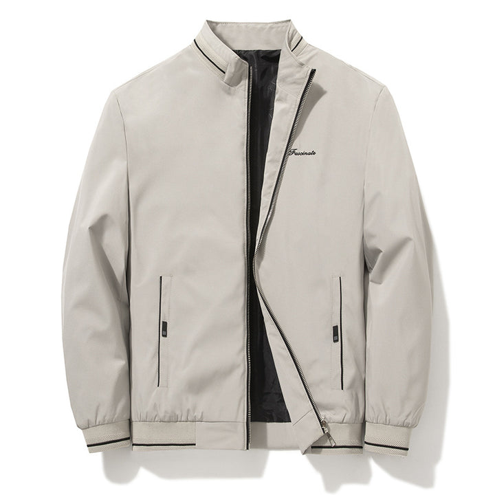 Herren Sportliche Übergangsjacke mit Stehkragen und praktischem Reißverschluss Echoarchiv