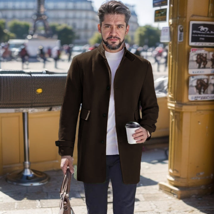 Herren modischer Freizeitmantel mit praktischen Taschen und elegantem Schnitt Echoarchiv
