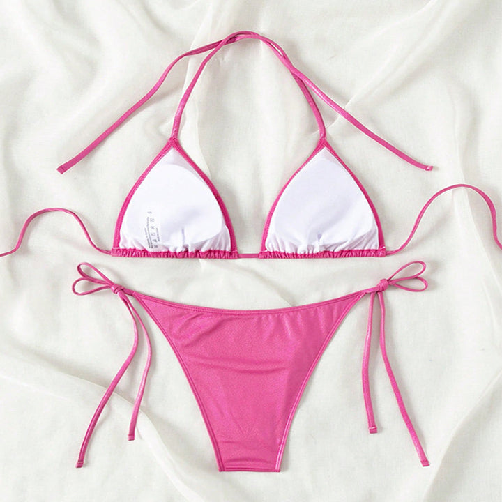Damen Triangel-Bikini mit anpassbaren Bindebändern Echo Archiv