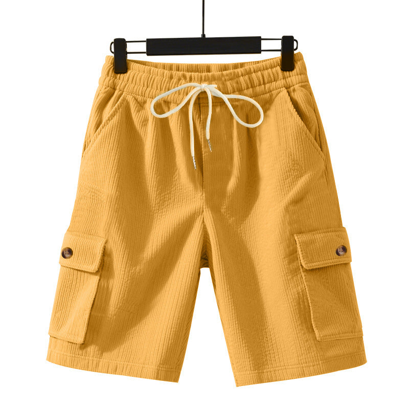 Herren lässige Cargo-Shorts mit elastischem Bund und praktischen Seitentaschen Echoarchiv