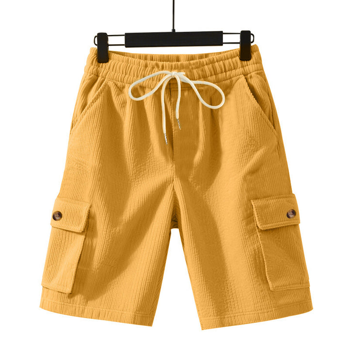 Herren lässige Cargo-Shorts mit elastischem Bund und praktischen Seitentaschen Echoarchiv