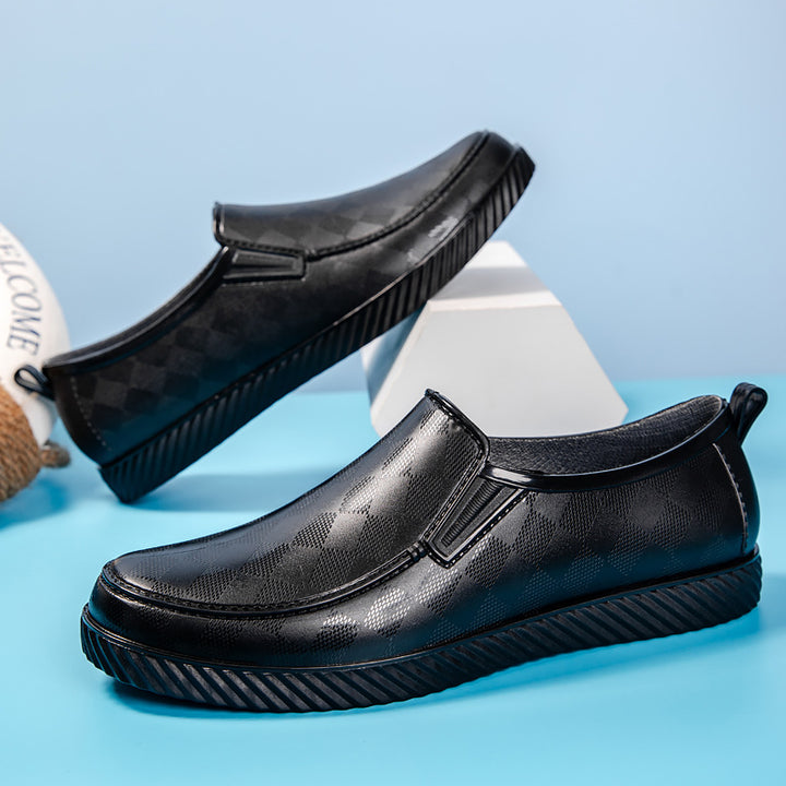 Herren Elegante wasserdichte Slipper mit strukturierter Oberfläche und profilierter Lightweight-Sohle Echoarhiv