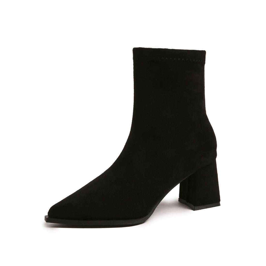 Damen Elegante und modische Stiefeletten mit blockierendem Absatz – Varelle