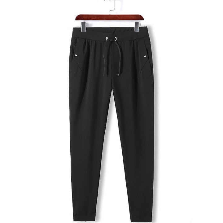 Damen Slim-Fit Jogginghose aus Strukturjersey mit Elastischem Komfortbund und Kordelzug Echo Archiv