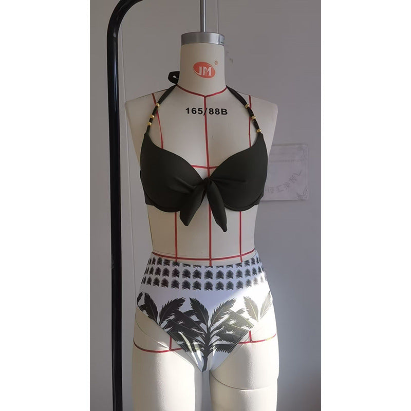 Damen Triangel-Bikini mit verstellbarem Halter und elegantem Knoten Echo Archiv