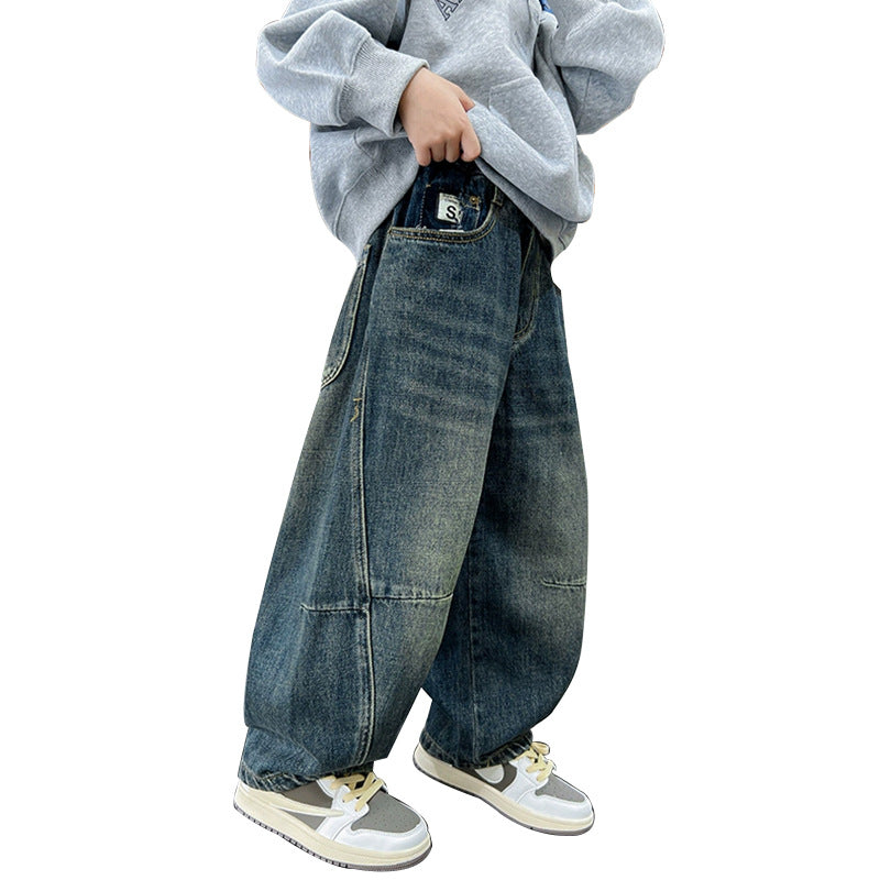 Unisex weite Jeans mit lässigem Design Echo Archiv