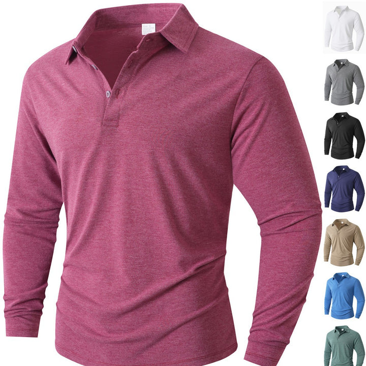 Herren Langarm Poloshirt mit modernem Schnitt Echoarchiv
