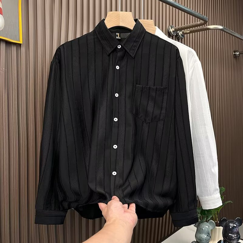 Damen Elegant Gestreiftes Langarmhemd Echo Archiv