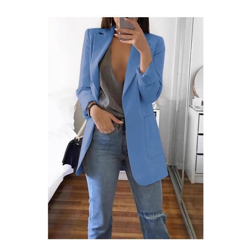 Damen eleganter Blazer mit tailliertem Schnitt und praktischen Taschen Echo Archiv