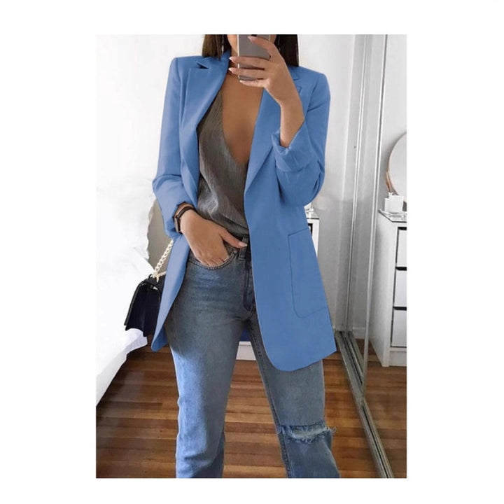 Damen eleganter Blazer mit tailliertem Schnitt und praktischen Taschen Echo Archiv