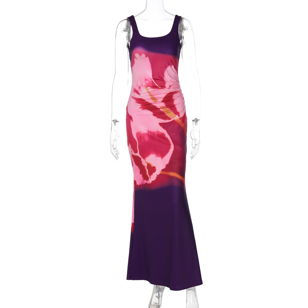 Damen Blumengemustertes Maxikleid Echo Archiv