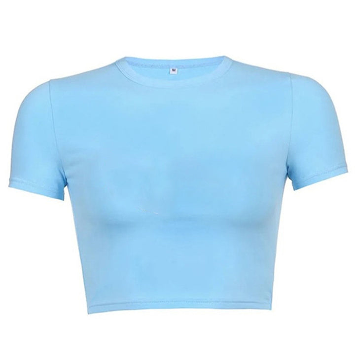 Damen Figurbetontes Crop-Top Echo Archiv