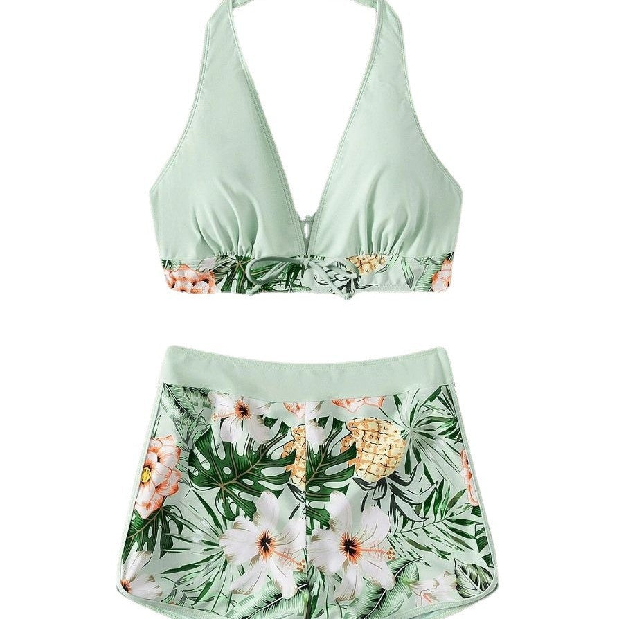 Damen Sportliches Bikiniset mit floralem Design Echo Archiv