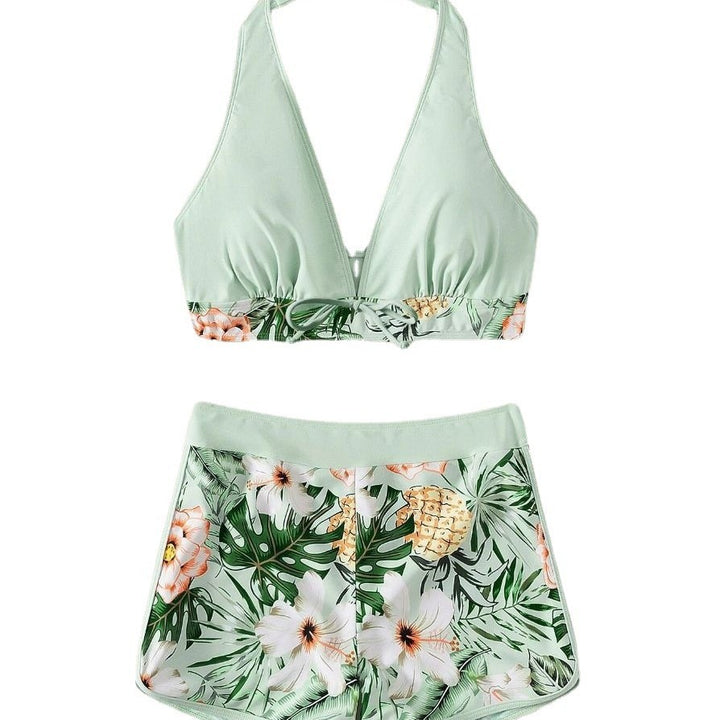 Damen Sportliches Bikiniset mit floralem Design Echo Archiv