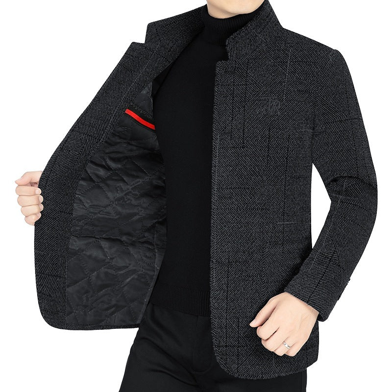 Mann Freizeitjacke aus Melange-Stoff Echoarchiv