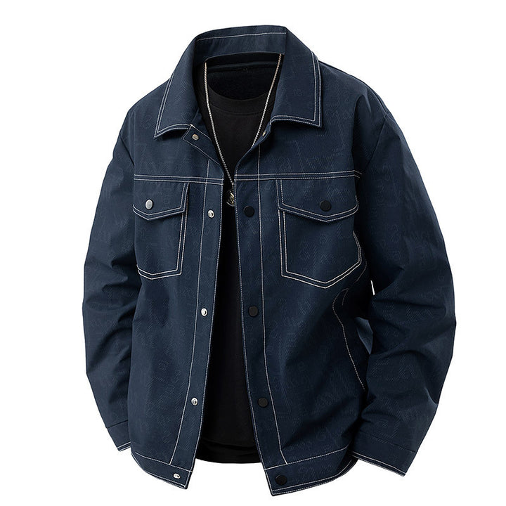 Herren Modische Denim Jacke Echo Archiv