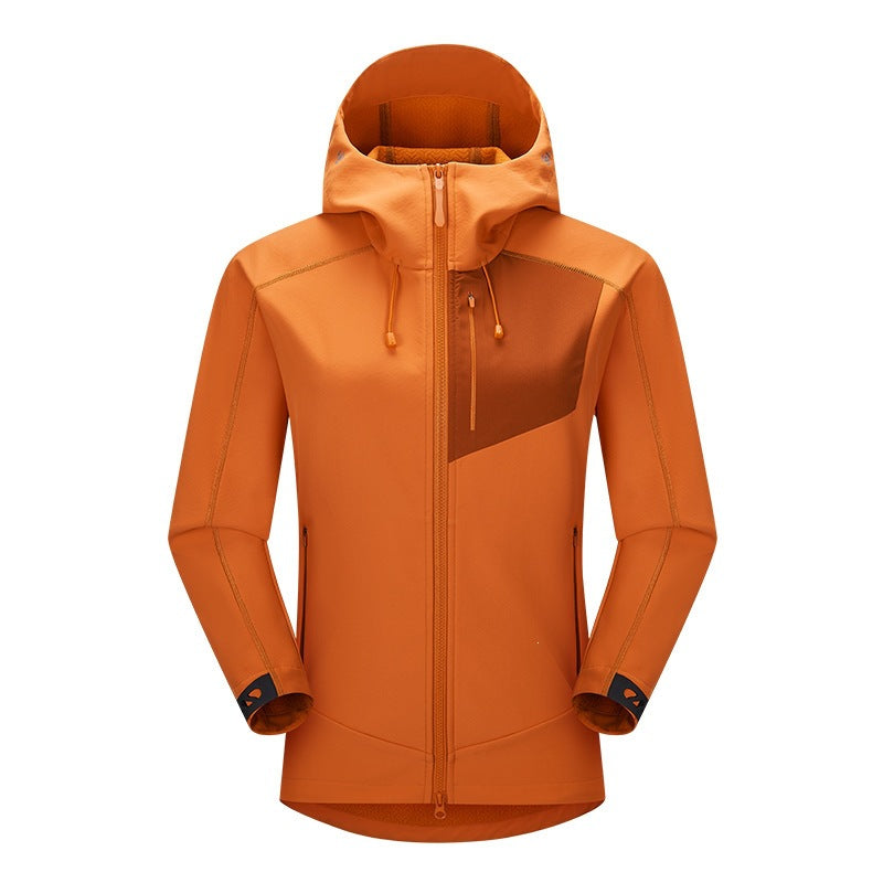 Herren Softshell-Trekkingjacke mit Kapuze atmungsaktiv winddicht dehnbar Echoarchiv