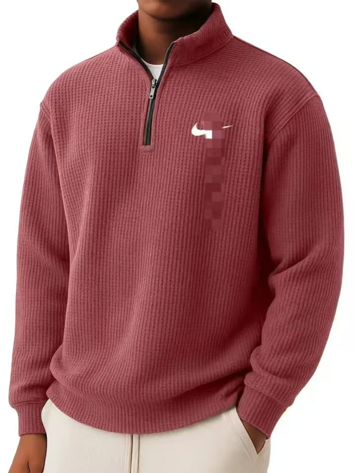 Herren Hochwertiger Pullover mit Reißverschluss Echoarchiv