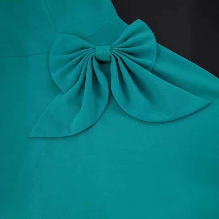 Damen Komfortables Kleid mit voluminösen Schleifen-Details Echo Archiv
