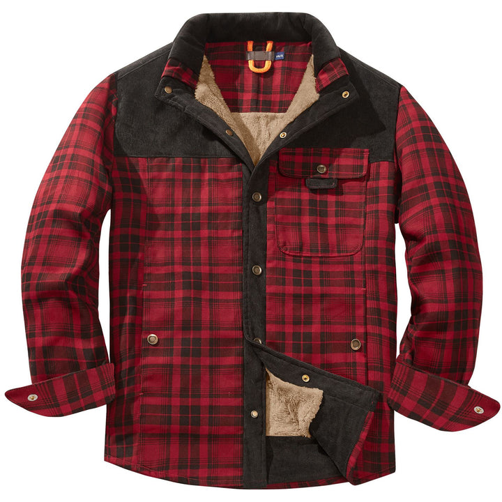 Herren Flanelljacke mit kuscheligem Innenfutter Echoarchiv