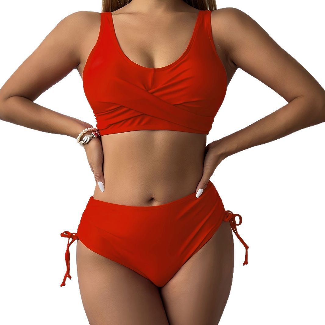 Damen Sportliches Bikini-Set mit Wickel-Design Echo Archiv