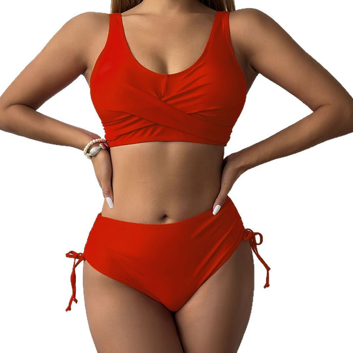 Damen Sportliches Bikini-Set mit Wickel-Design Echo Archiv