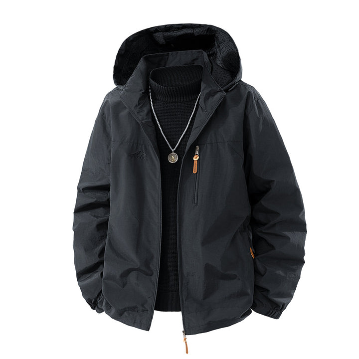 Herren Outdoor-Jacke mit Kapuze und praktischen Taschen Echo Archiv