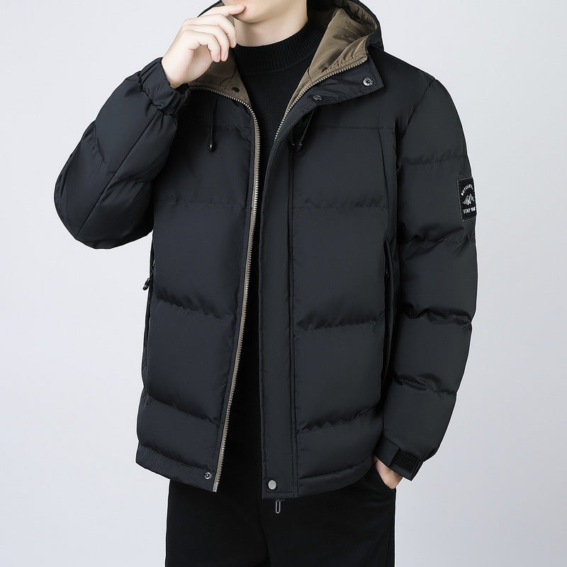 Herren isolierte Thermojacke mit verstellbarer Kapuze Echoarchiv