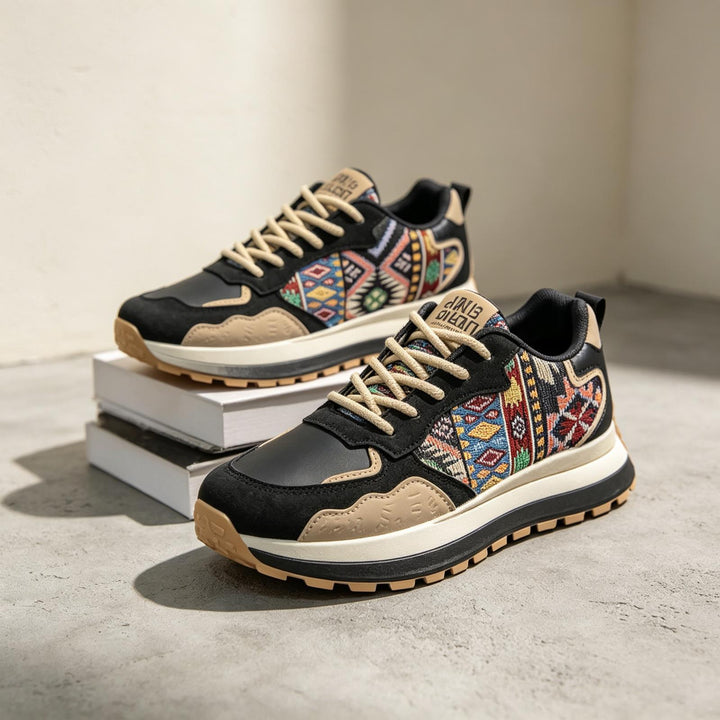Herren Sportliche Sneaker mit dekorativem Muster Echoarchiv