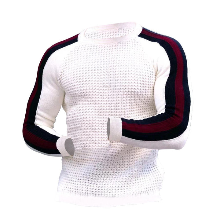 Herren Strickpullover mit sportlichen Streifen Echoarchiv