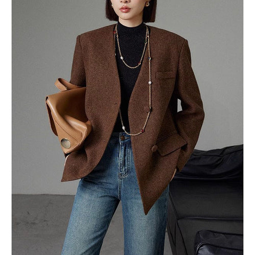Damen Eleganter oversized Blazer Echoarchiv
