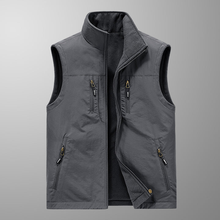 Herren Praktische Fleece-Weste Echo Archiv