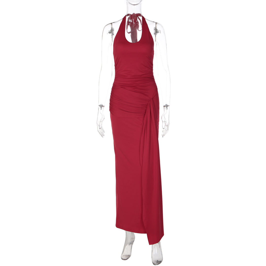 Damen Raffiniertes Wickel-Maxikleid Echo Archiv