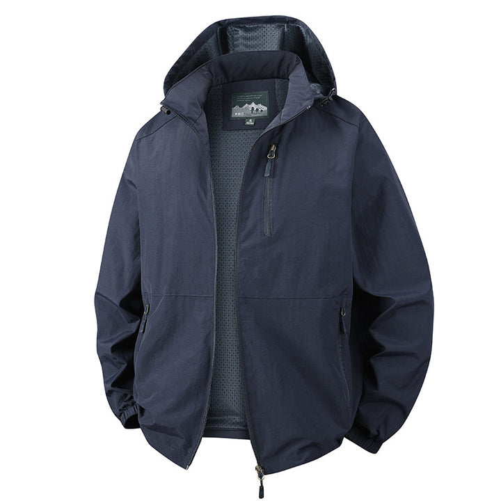 Herren Leichte Winddichte Outdoorjacke Echo Archiv