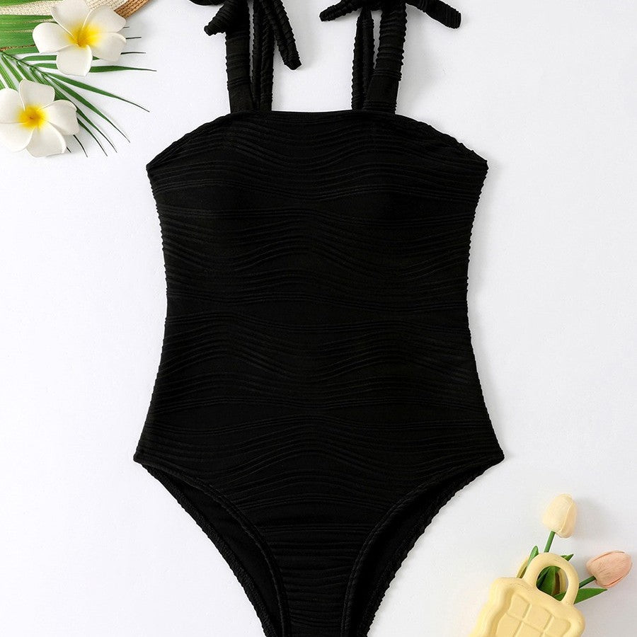 Damen Eleganter Einteiler mit Rüschendetails Echo Archiv