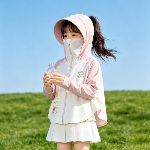 Kinder Sonnenschutzjacke mit Kapuze und atmungsaktivem Stoff Echo Archiv