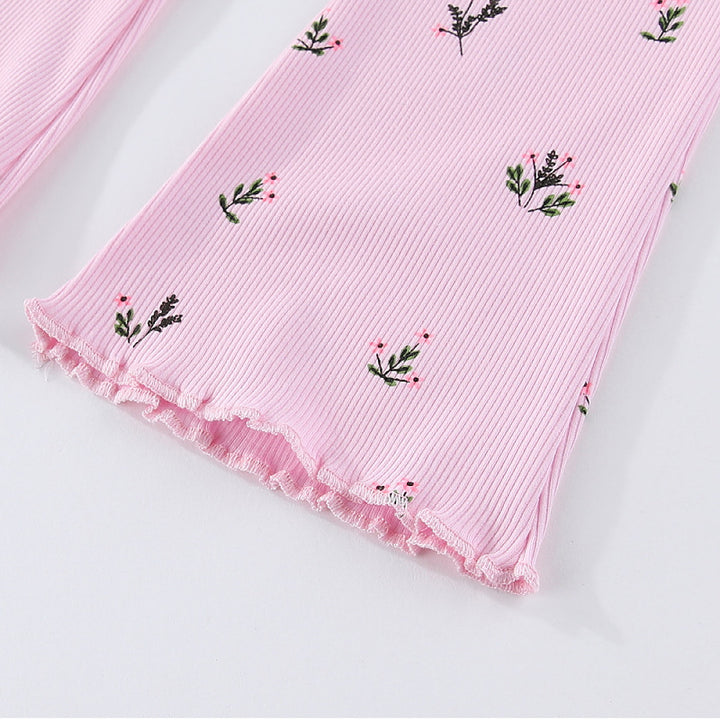 Mädchen Schlagleggings mit floralem Muster Echo Archiv