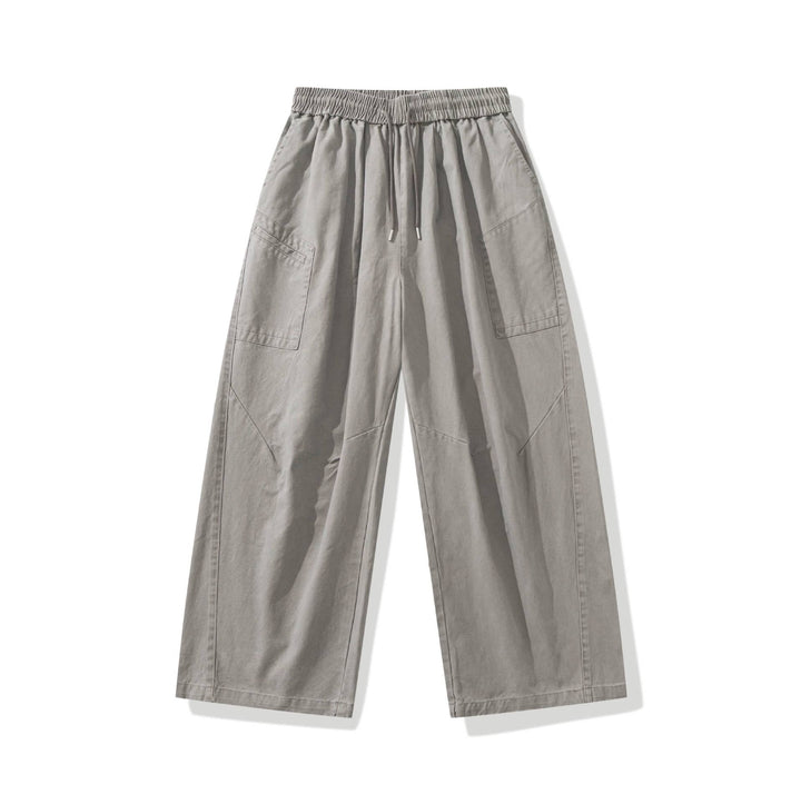 Damen weite Cargo-Hose mit elastischem Bund und Tunnelzug Echoarchiv