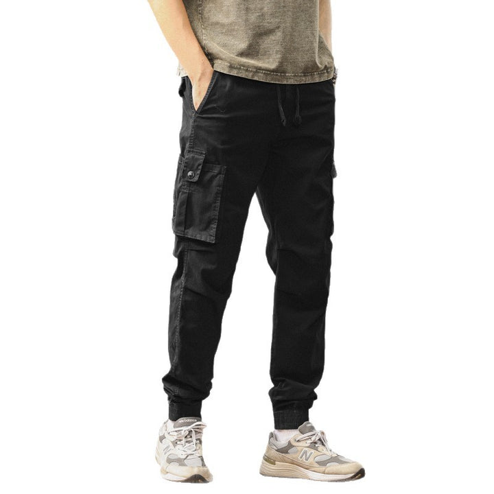 Herren robuste Cargo-Hose mit elastischem Bund und praktischen Taschen Echoarchiv